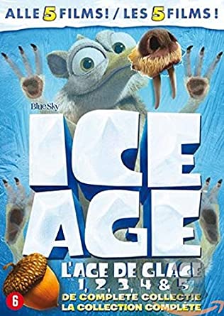 L'âge de Glace 1, 2, 3, 4, & 5 - La collection complète - (DVD) - flash vidéo