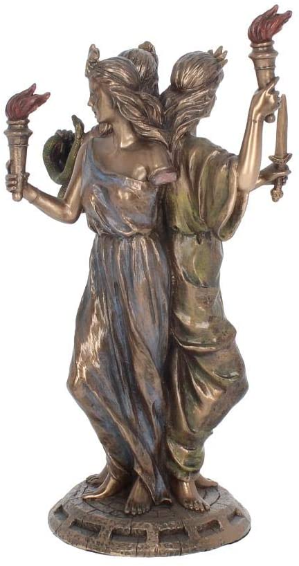 Hécate Déesse de la Magie - Figurine d'ornement de la Triple Déesse 21cm