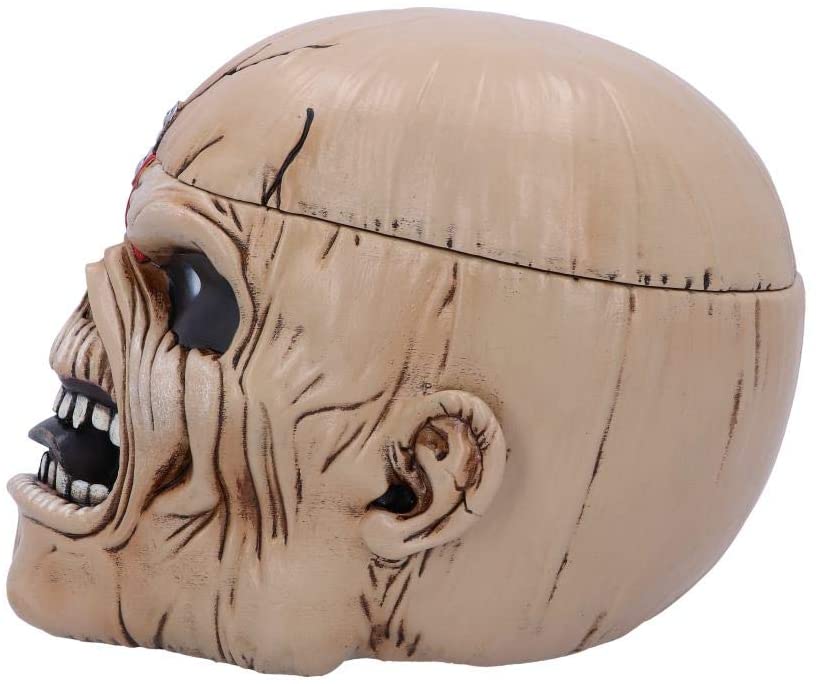 Iron Maiden Boite Tête Zombie 18cm - flash vidéo