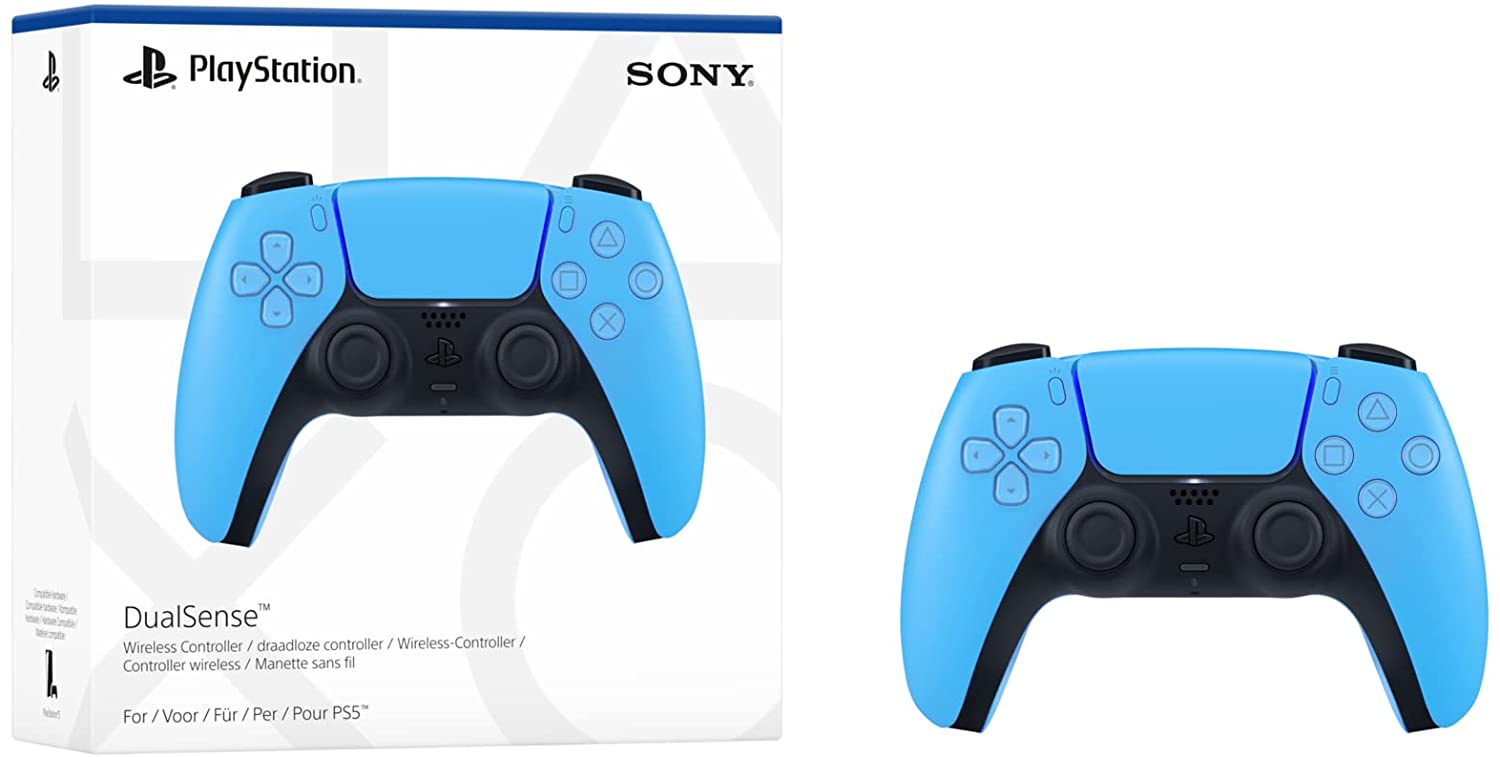 PS5 DualSense Wireless Controller Starlight Blue - flash vidéo