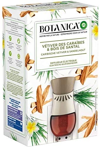 Airwick Botanica Diffuseur Electrique caribbean Vetiver & Sandelwood - flash vidéo
