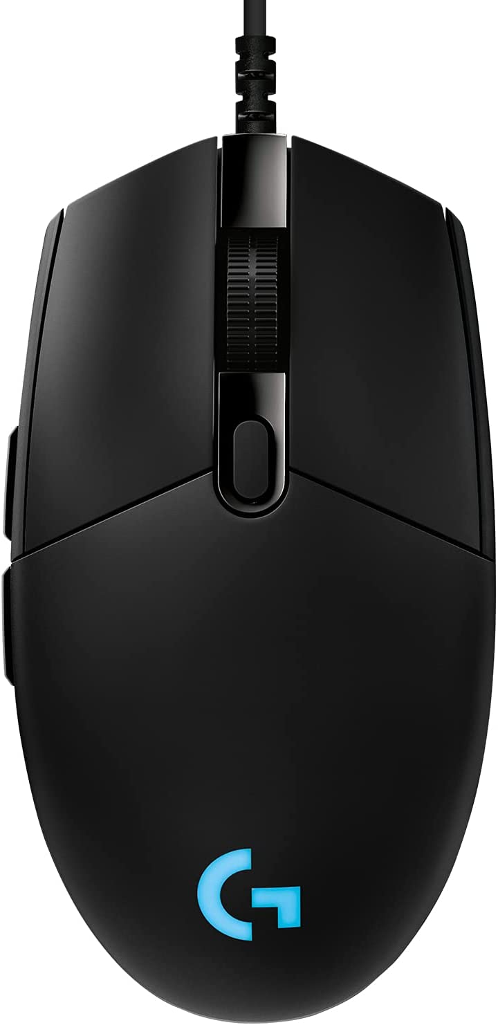 Logitech Souris de jeu PRO HERO Noire - flash vidéo