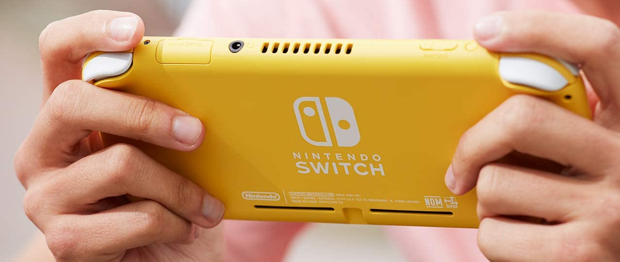 Nintendo Switch Lite Yellow - flash vidéo