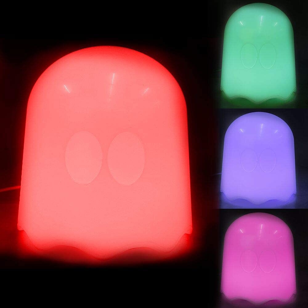 PAC-MAN - Lampe multicolore Fantôme avec télécommande - flash vidéo
