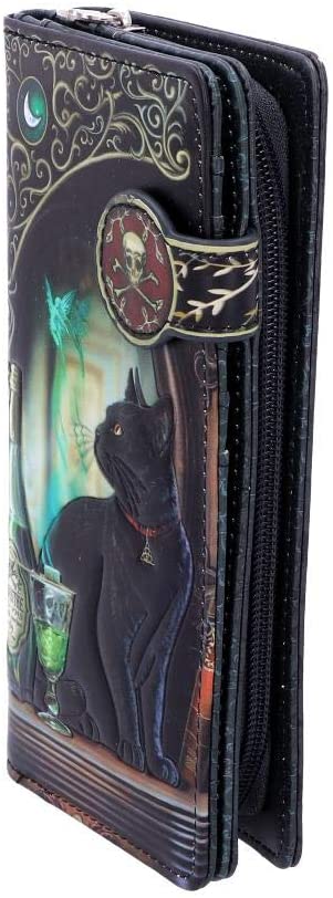 Absinthe - Porte-monnaie Chat familier noir 18.5cm