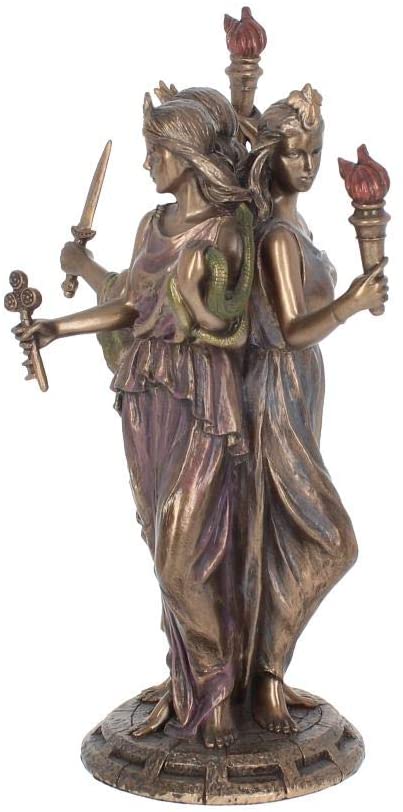 Hécate Déesse de la Magie - Figurine d'ornement de la Triple Déesse 21cm