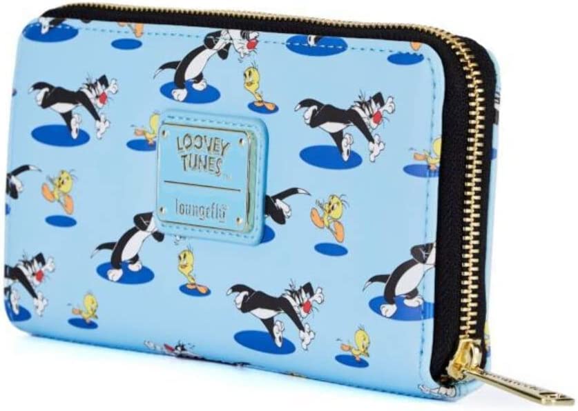 Loungefly: Looney Tunes - Tweety & Sylvester AOP Zip Wallet - flash vidéo