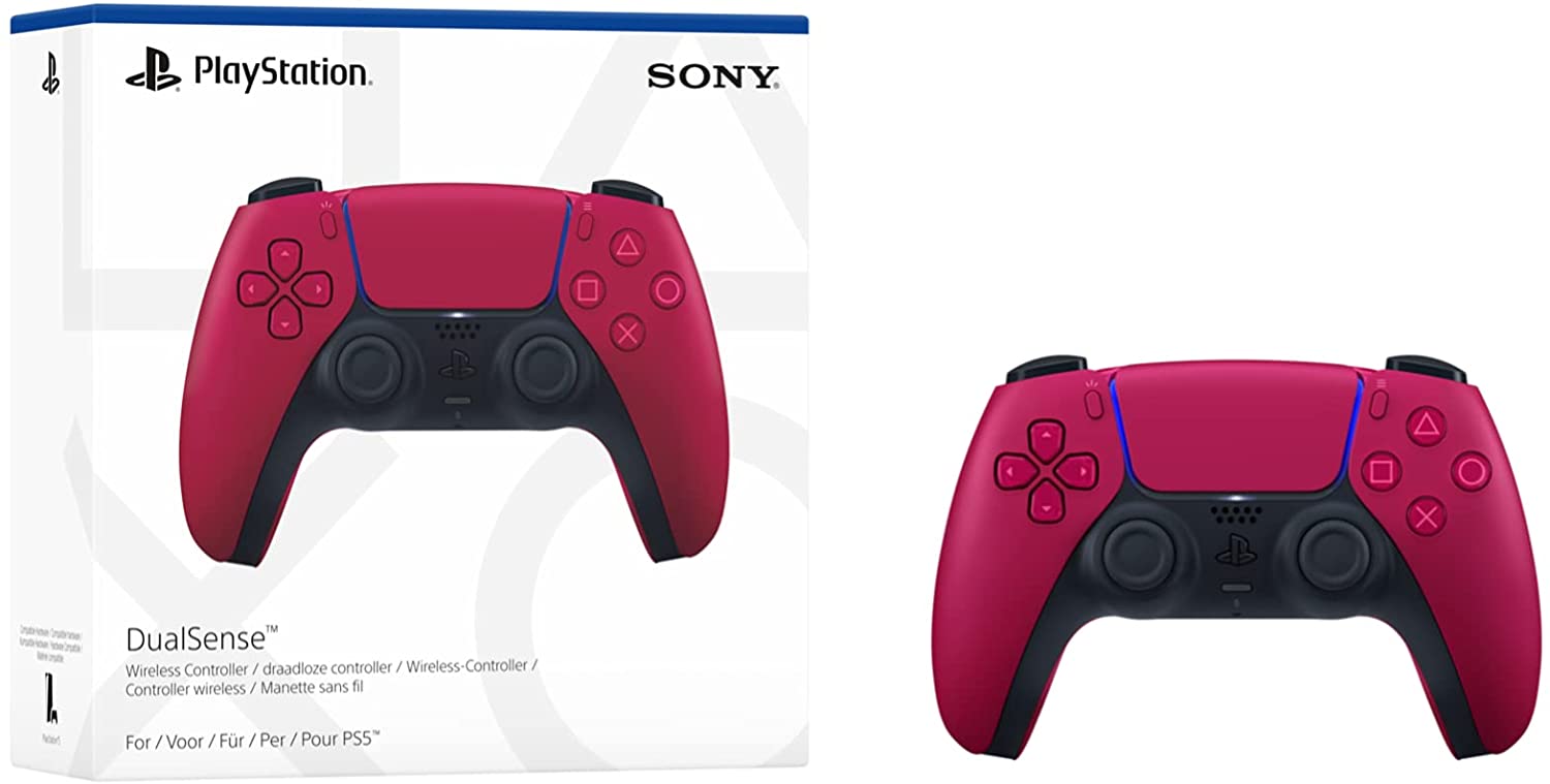 PS5 DualSense Wireless Controller Cosmic Red - flash vidéo
