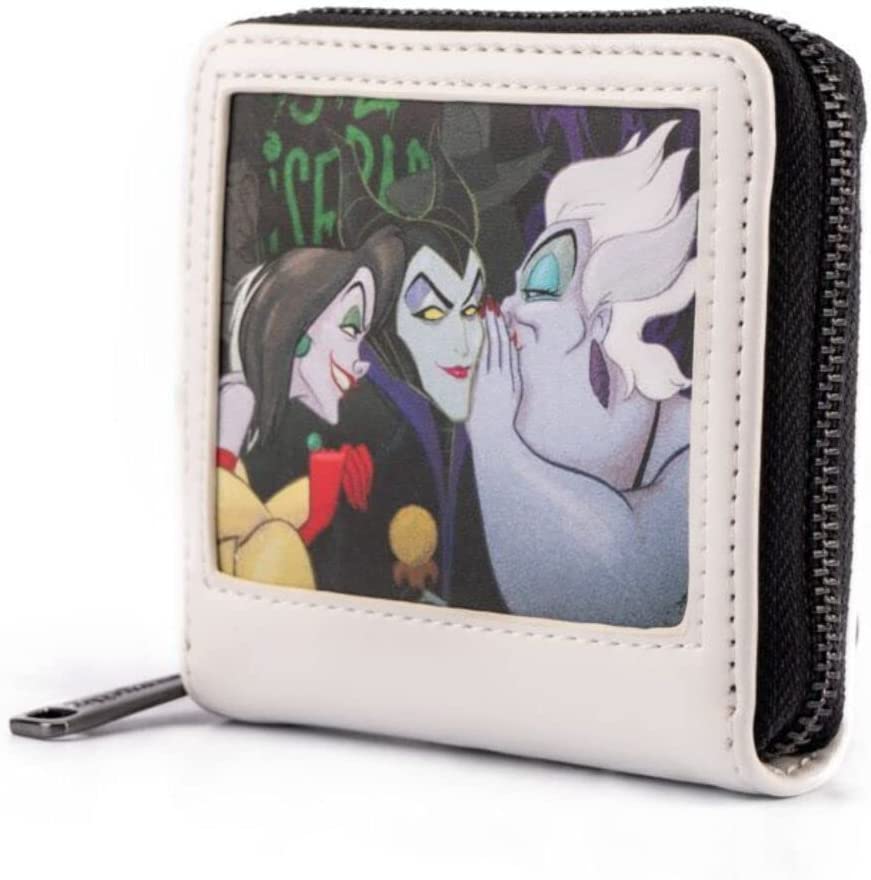 Loungefly: Disney - Villains Club Polaroid Zip Wallet - flash vidéo