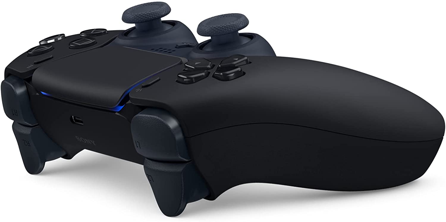 PS5 DualSense Wireless Controller Midnight Black - flash vidéo