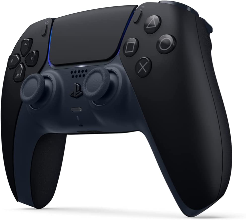 PS5 DualSense Wireless Controller Midnight Black - flash vidéo