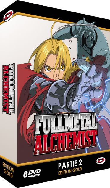 Fullmetal Alchemist - Partie 2 - Coffret DVD + Livret - Edition Gold - flash vidéo