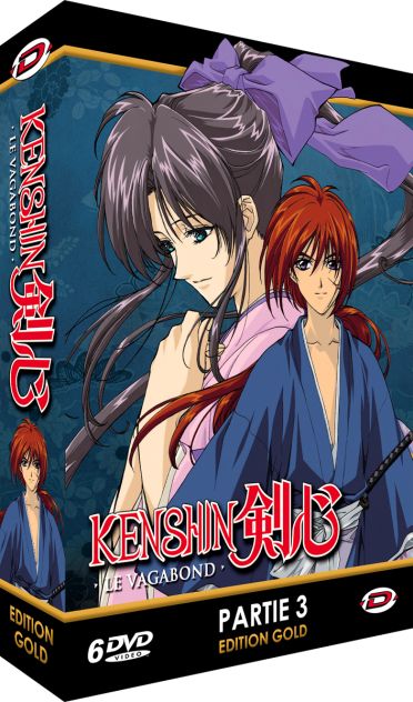 Kenshin le Vagabond - Partie 3 - Coffret DVD + Livret - Edition Gold - flash vidéo