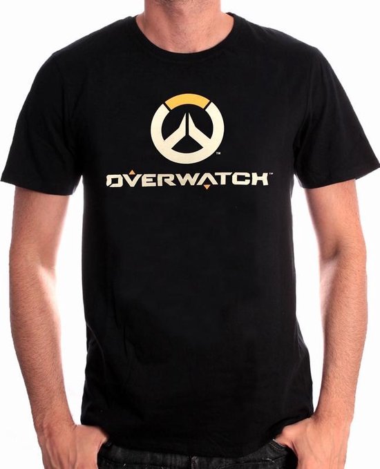 Overwatch - Full Logo Black T-Shirt - XL - flash vidéo
