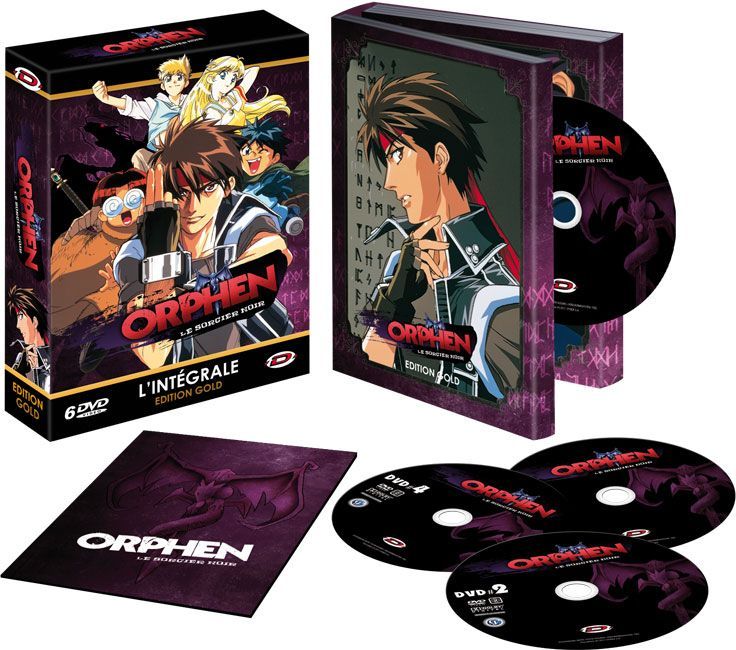 Orphen le sorcier noir Intégrale Coffret DVD + Livret Edition Gold - flash vidéo
