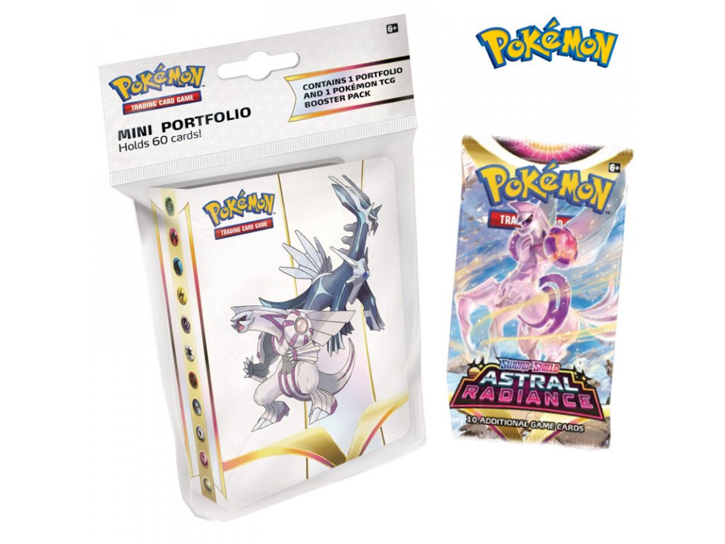 Pokémon JCC - Epée et Bouclier - Mini Portfolio avec Booster Astres Radieux - flash vidéo