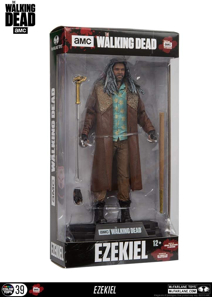 § The Walking Dead - Ezekiel Figure 18cm - flash vidéo