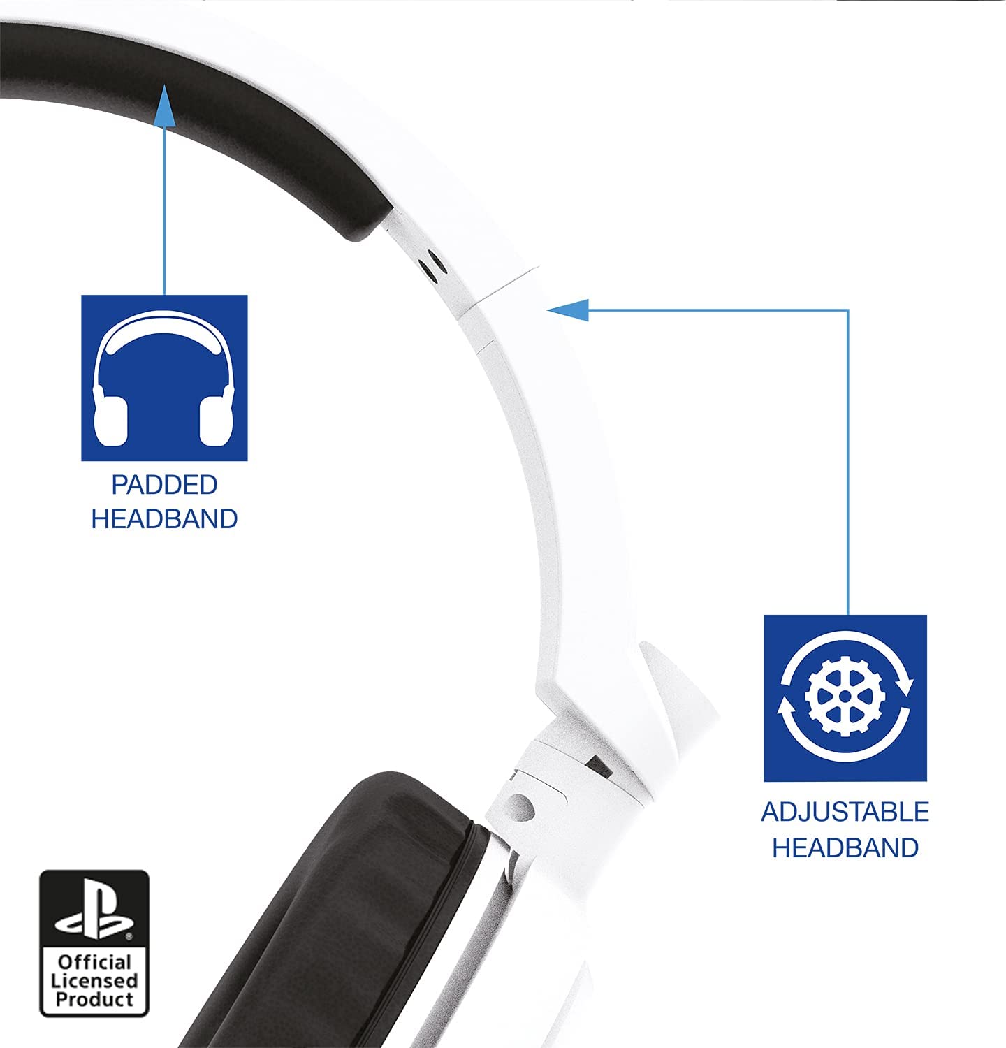 4Gamers - PRO 4-50S PS4 Licensed Wired Stereo Gaming Headset White - flash vidéo