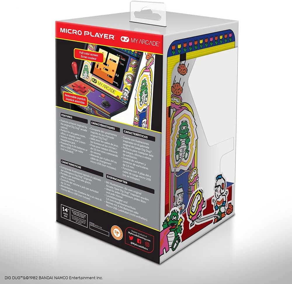My Arcade - DIG DUG Micro Player - flash vidéo