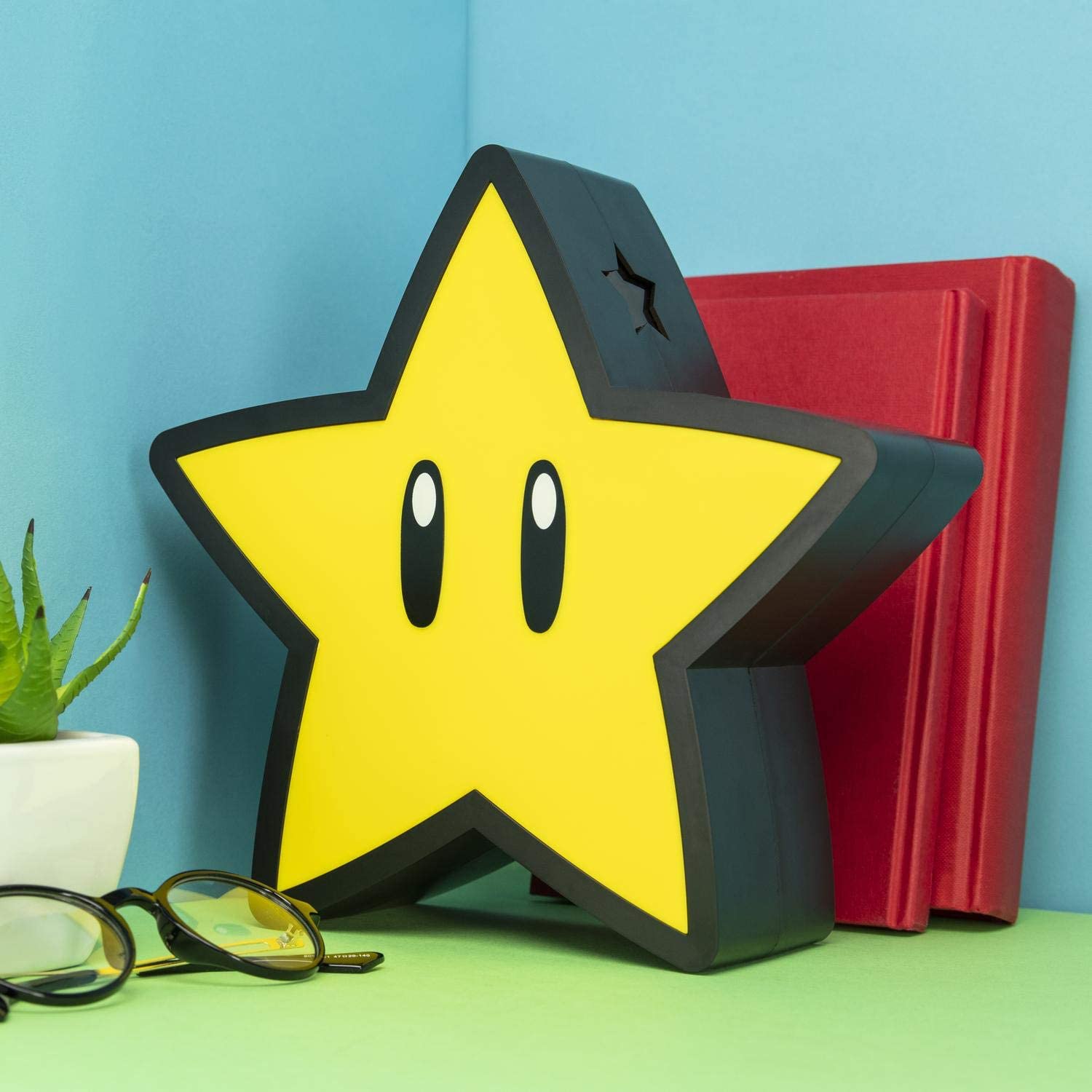 Super Mario - Super Star Light avec lampe de projection - flash vidéo