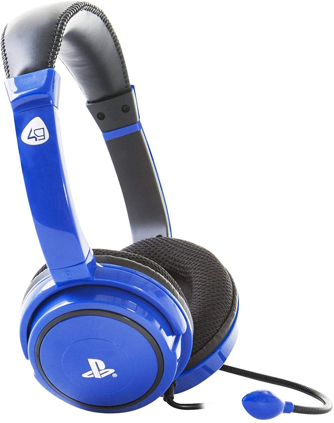 4Gamers - PRO 4-40 PS4 Licensed Wired Stereo Gaming Headset Blue - flash vidéo