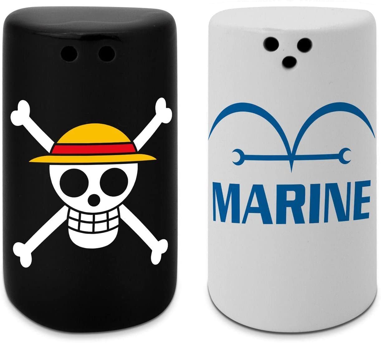 One Piece - Salière et Poivrier Crâne et Marine - flash vidéo