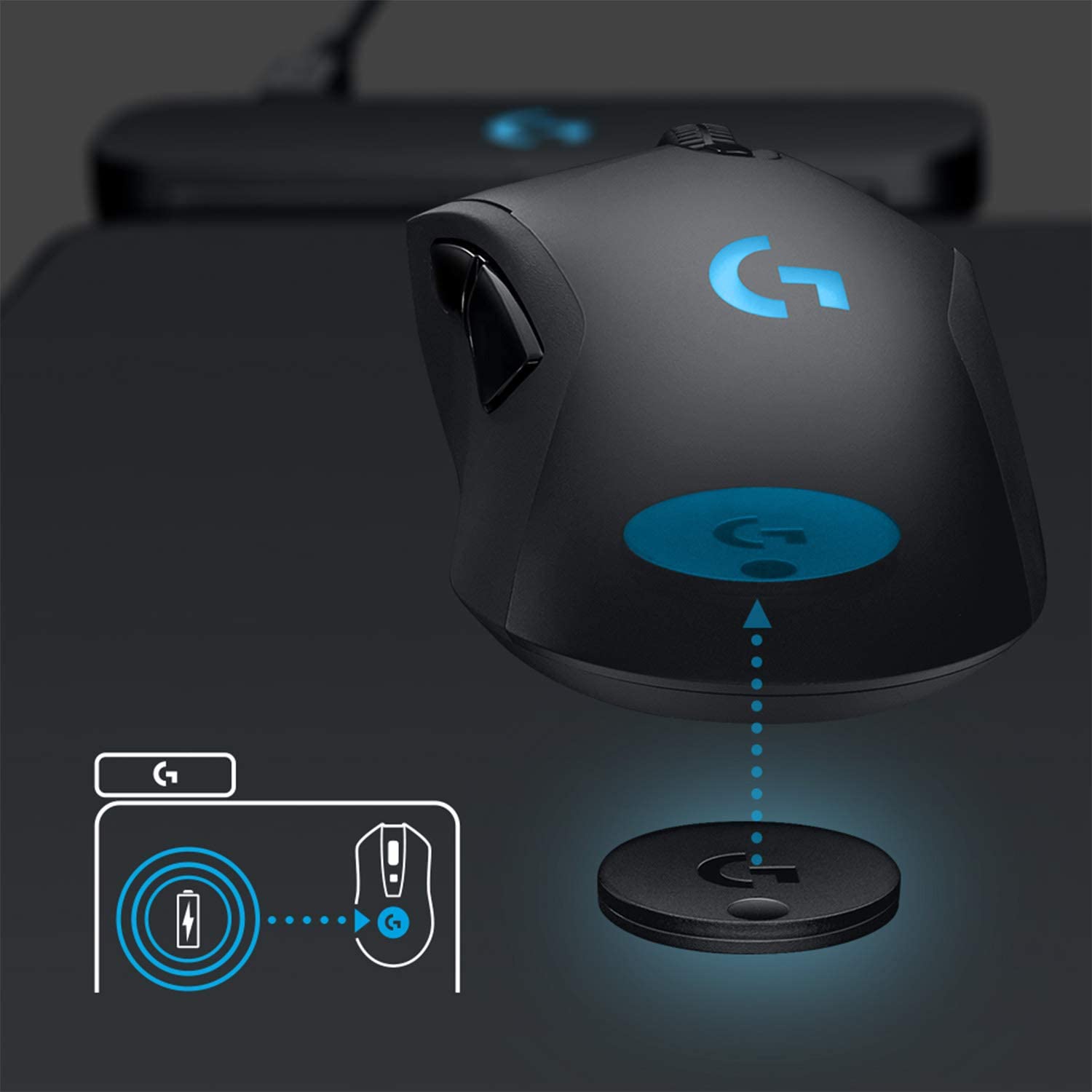 Logitech Système de charge sans fil POWERPLAY - flash vidéo