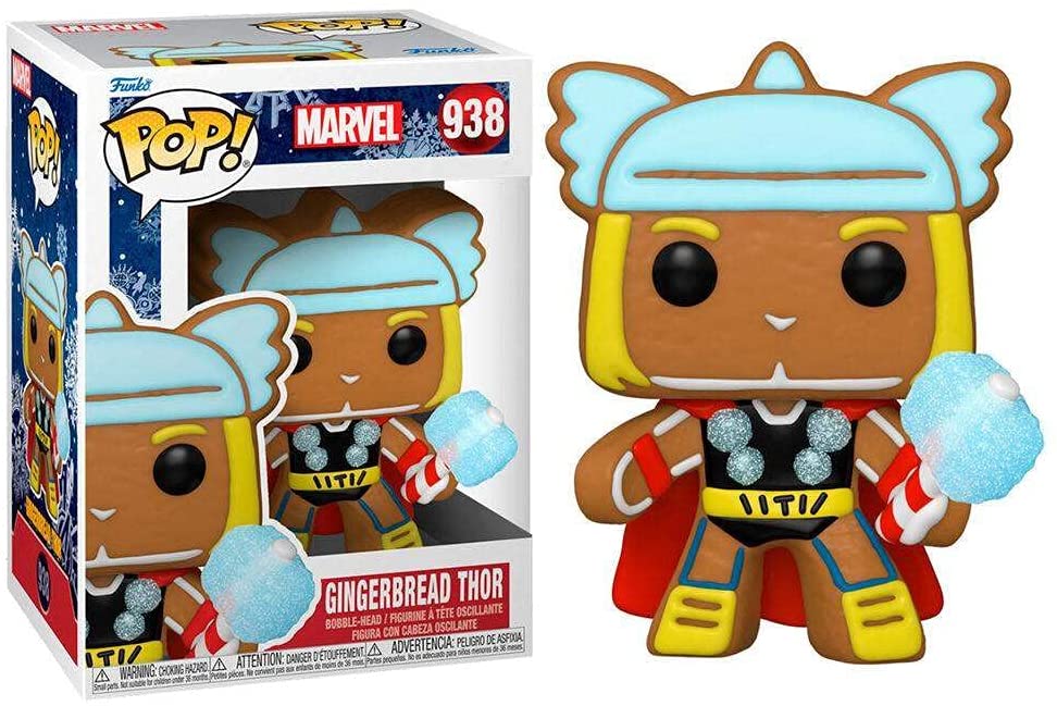 Funko Pop! Marvel: Holiday - Gingerbread Thor ENG Merchandising - flash vidéo