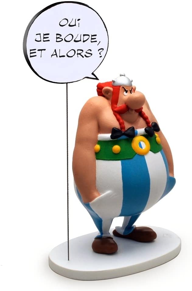 Plastoy - Obélix "Oui je boude, et alors ?" Figurine - flash vidéo