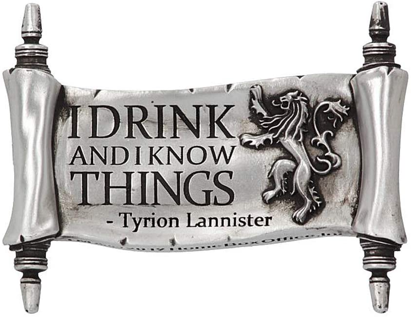 Game of Thrones - I Drink and I Know Things Magnet 9cm - flash vidéo