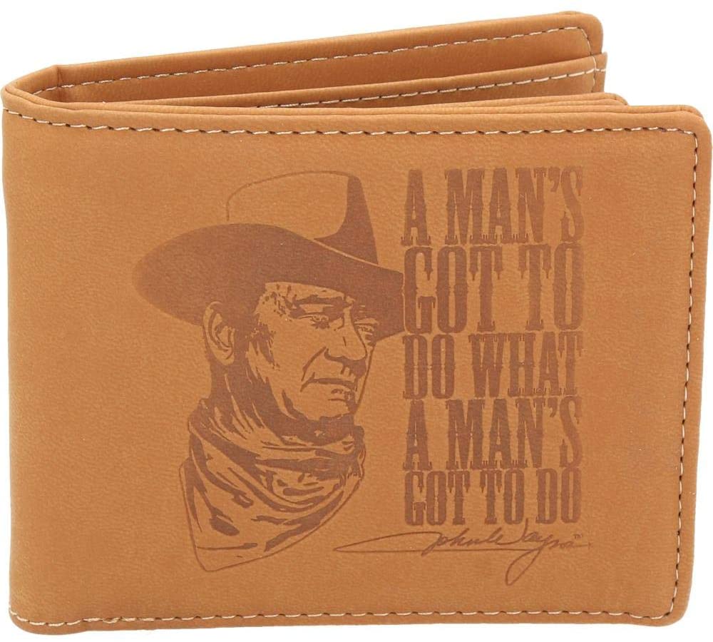 John Wayne - Portefeuille "Un homme doit faire ce qu'un homme doit faire"