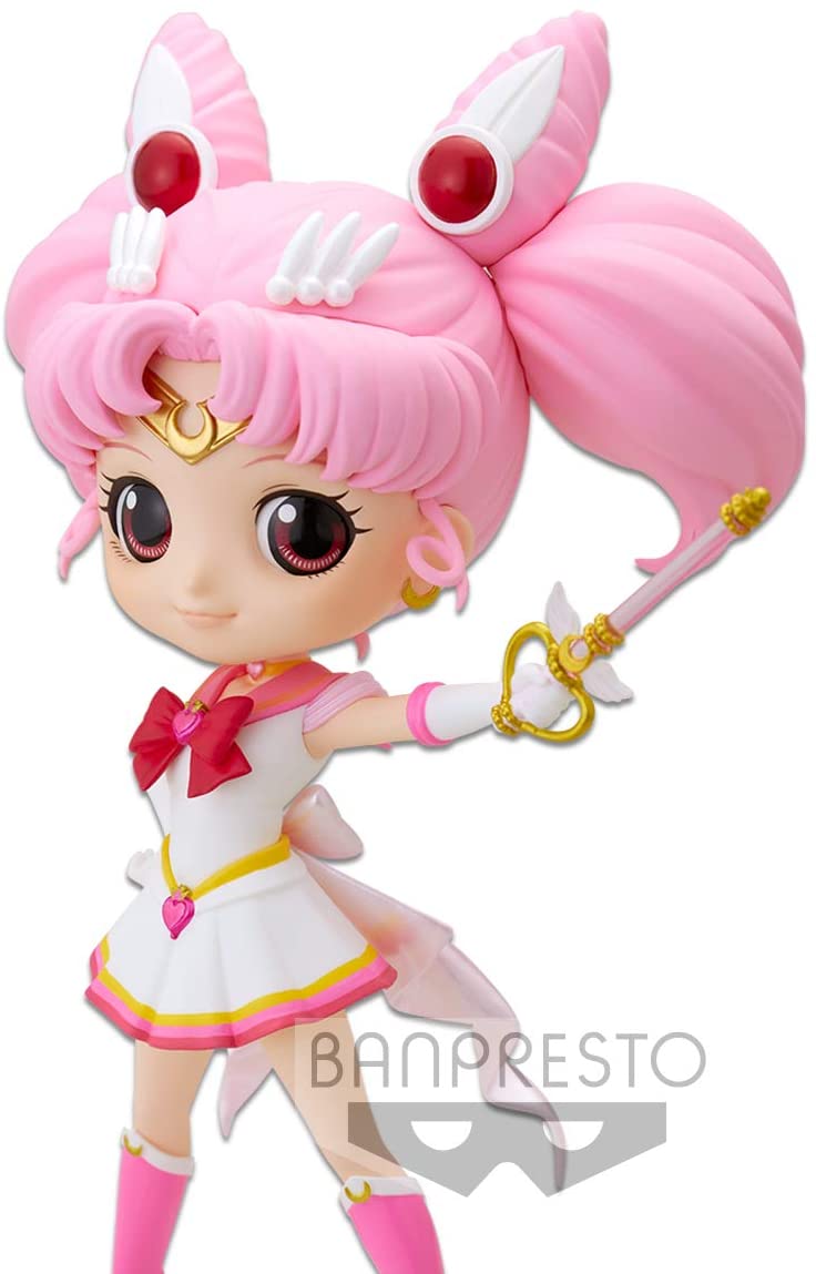 Sailor Moon - Pretty Guardian Sailor Moon Eternal the Movie - Q Posket Super Sailor Chibi Moon Kaleidoscope Version Figure 13cm - Reproduction