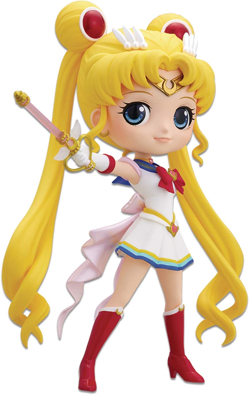Sailor Moon - Pretty Guardian Sailor Moon Eternal the Movie - Q Posket Super Sailor Moon Kaleidoscope Version Figure 14cm - Reproduction