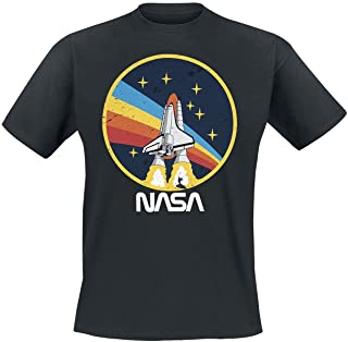 NASA Rocket Circle Man T-Shirt L - flash vidéo