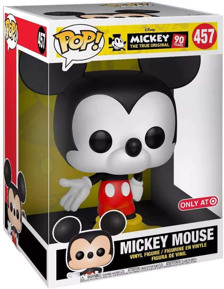 Funko Pop! Mickey Mouse 90 Years: Mickey Mouse (Color) 10" Super Sized Pop! - US Exclusive ENG Merchandising - flash vidéo