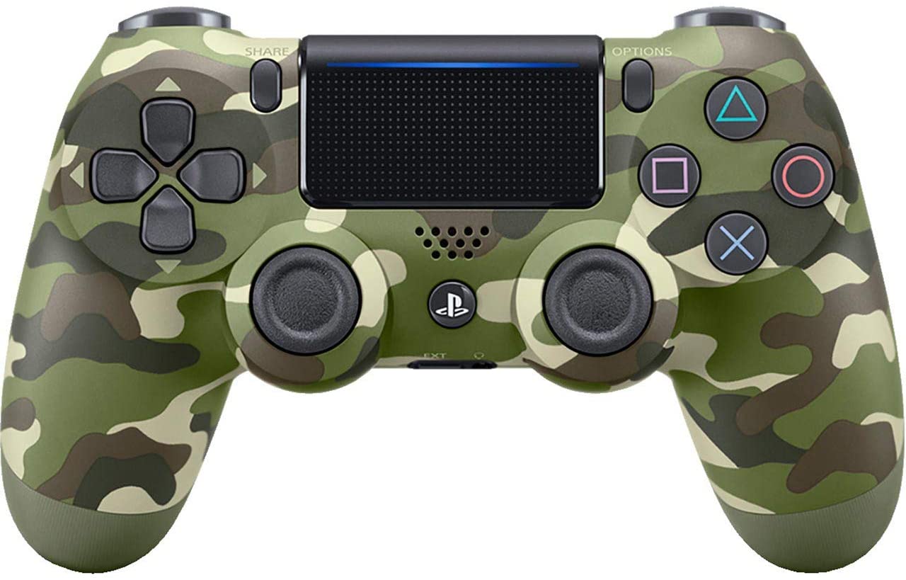 PS4 Wireless Dualshock Controller Green Camo v2
