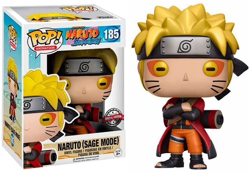 Funko Pop! Animation Naruto Shippuden Naruto (Sage Mode) - US Exclusive ENG Merchandising - flash vidéo