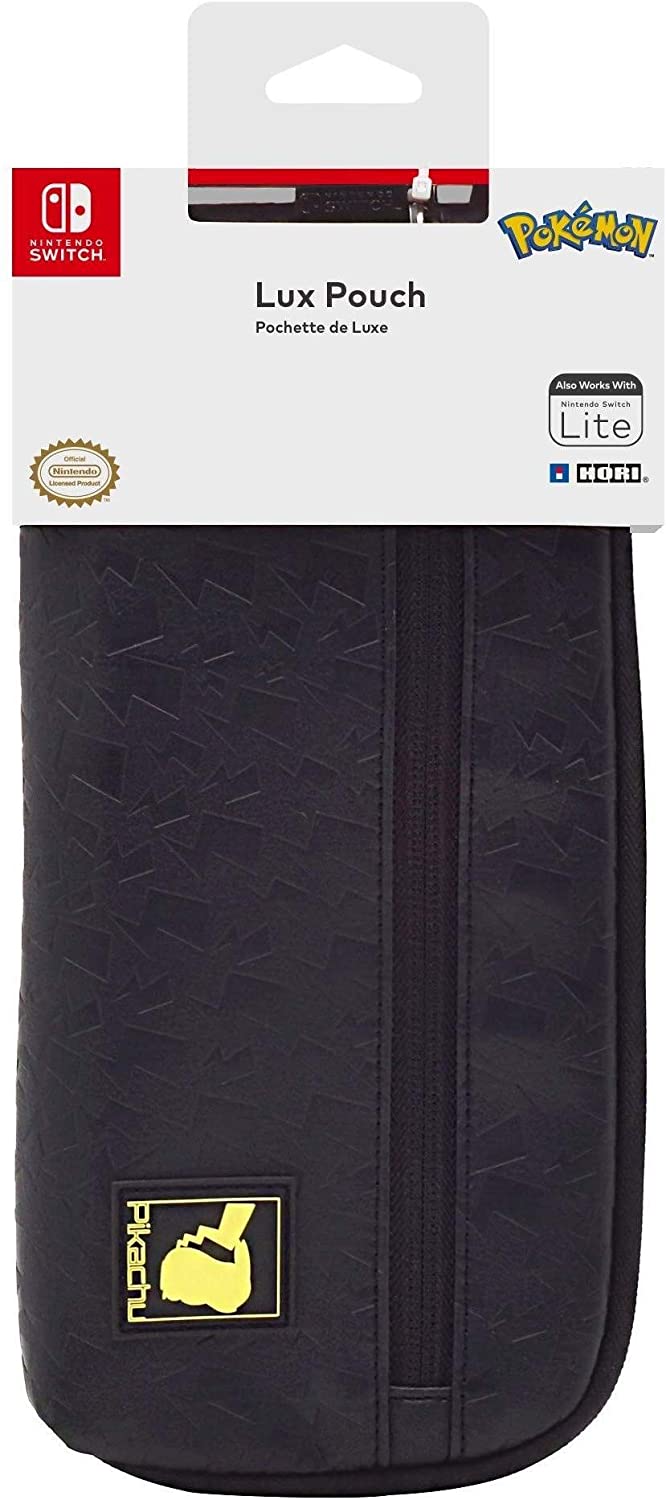 HORI - Nintendo Switch Pikachu Lux Pouch - flash vidéo