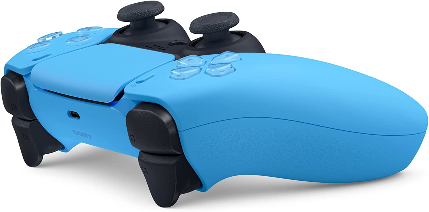 PS5 DualSense Wireless Controller Starlight Blue - flash vidéo
