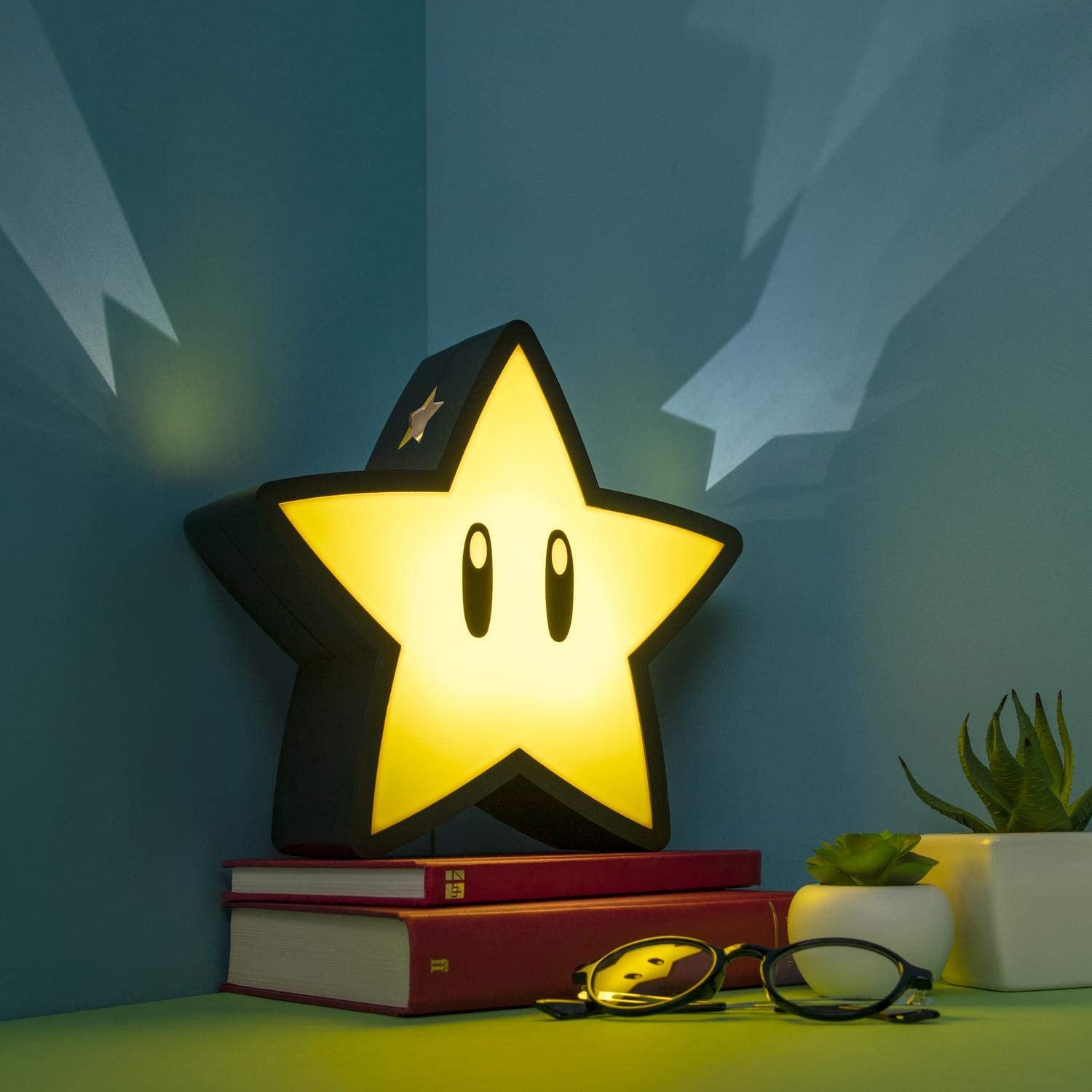 Super Mario - Super Star Light avec lampe de projection - flash vidéo