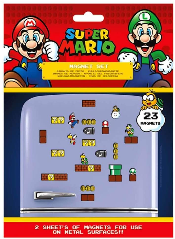 Super Mario - Pack D'Aimant Royaume Champignon - flash vidéo
