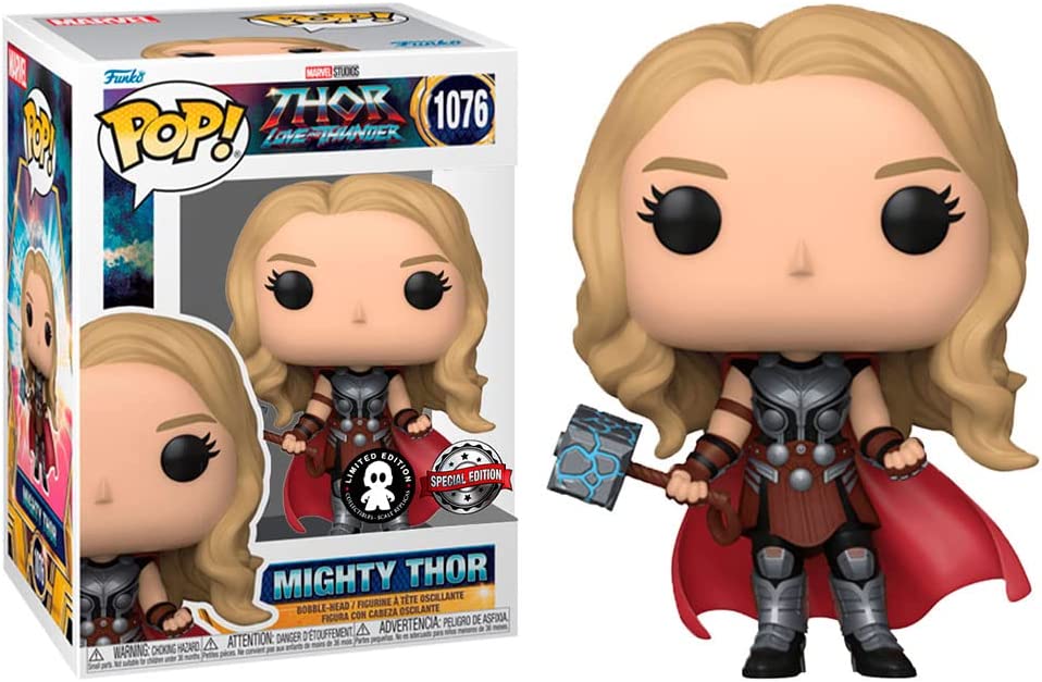 Funko Pop! Marvel: Thor: Love and Thunder - Mighty Thor (Metallic) - Smartoys Exclusive - flash vidéo