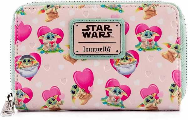 Loungefly: Star Wars: The Mandalorian - Grogu Valentines Zip Around Wallet - flash vidéo