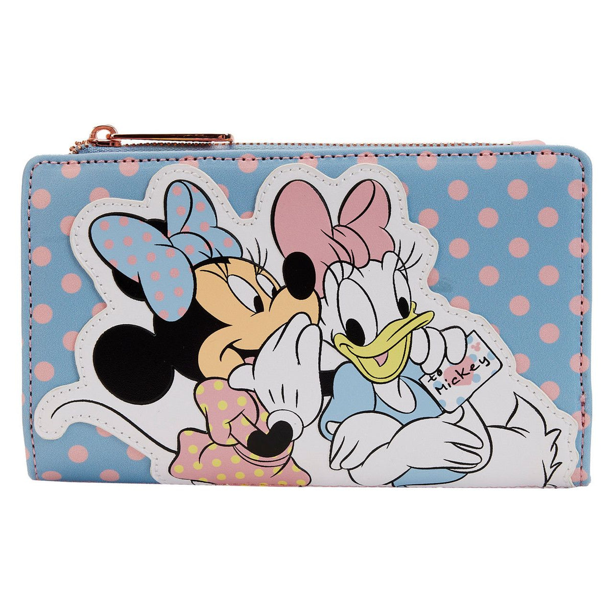 Loungefly: Disney - Minnie & Daisy Pastel Color Block Dots Flap Wallet