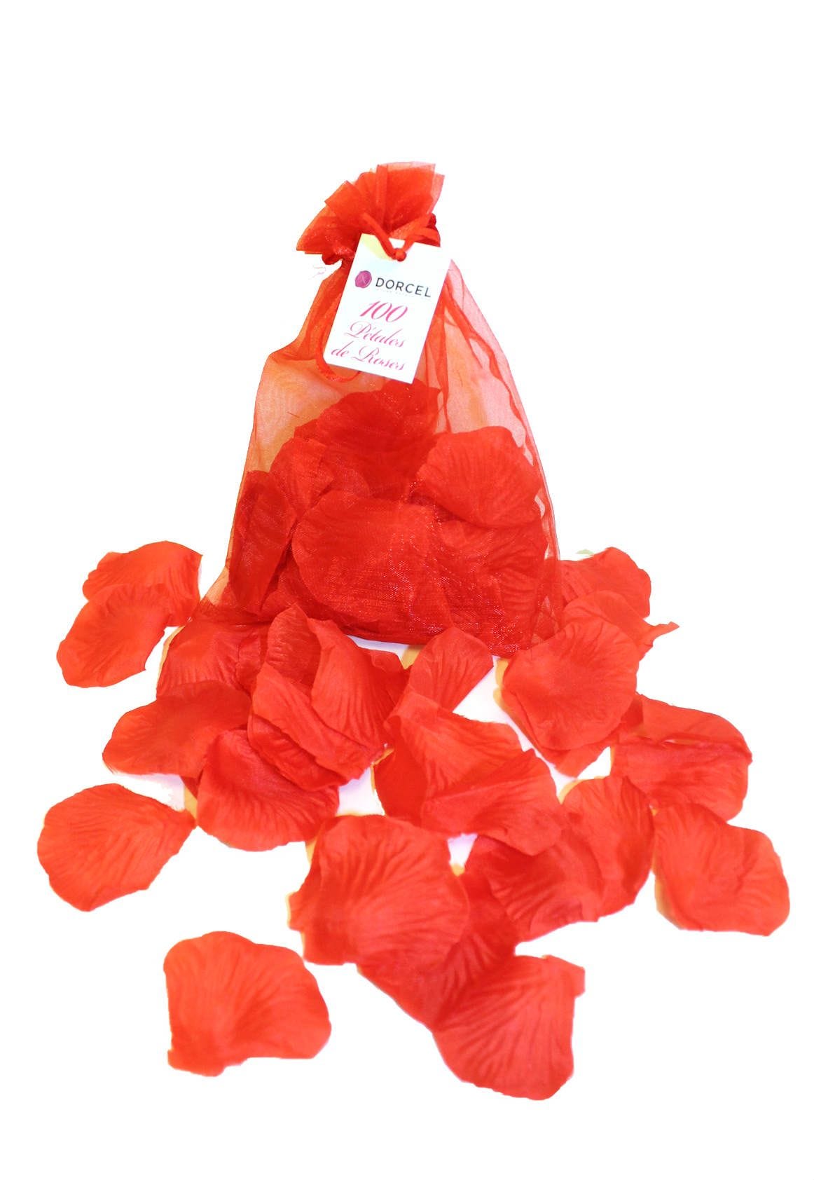 Sachet Organza 100 pétales rouges Dorcel - flash vidéo