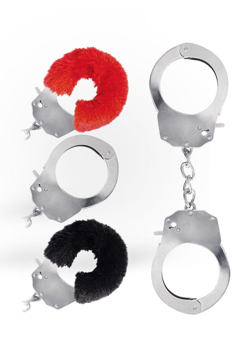 Menottes mutli-look 3 en 1 Play and Love - flash vidéo