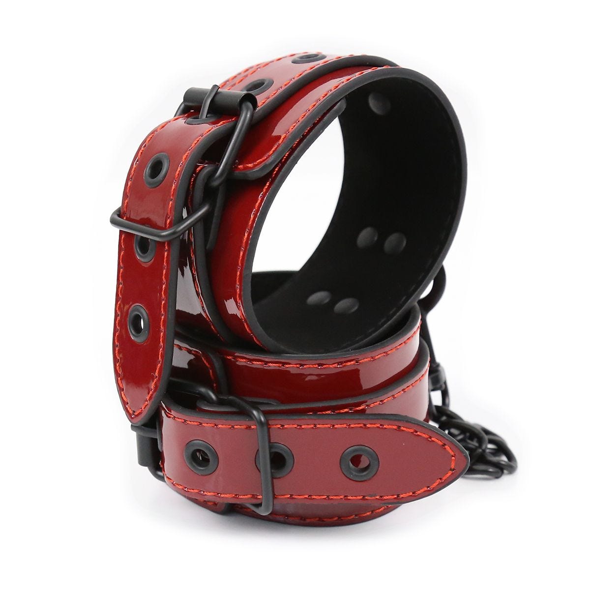 Menottes Chevilles BDSM Vernies - flash vidéo