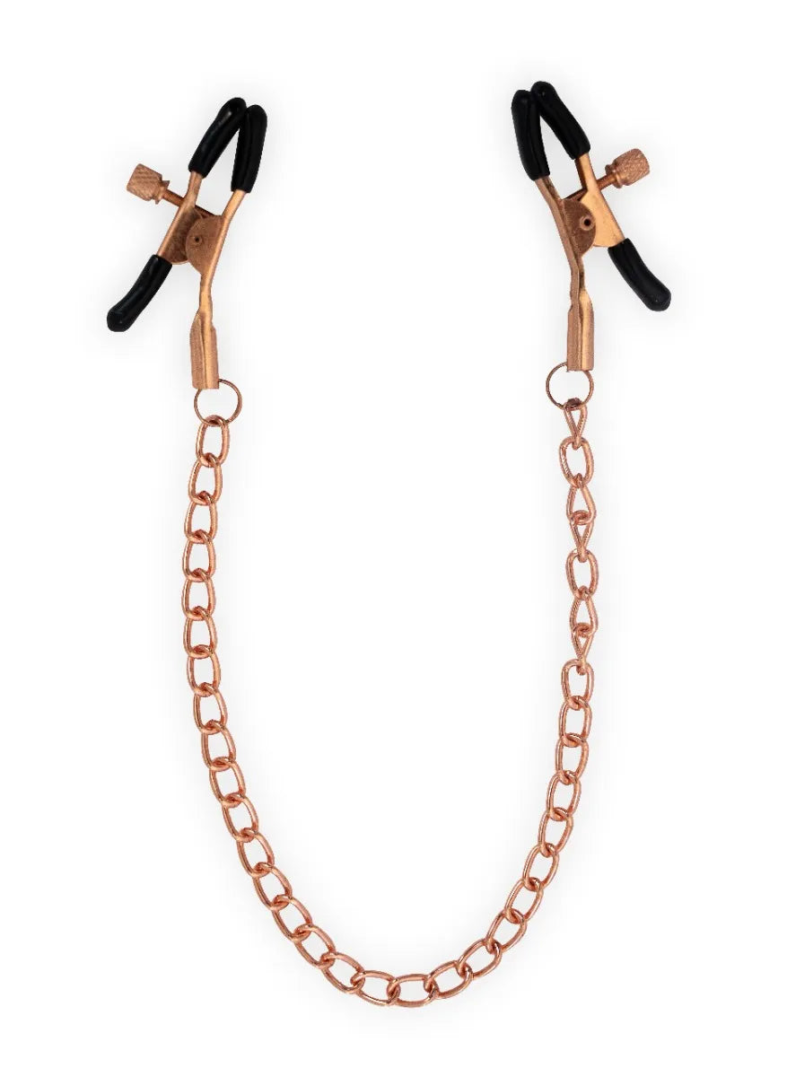 Pinces à tétons avec chaine - flash vidéo