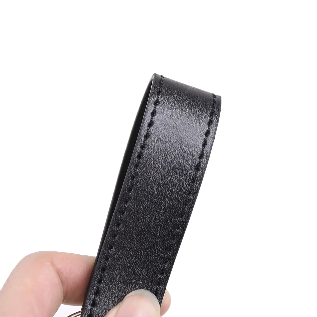 Bâillon anneau noir en PVC - flash vidéo