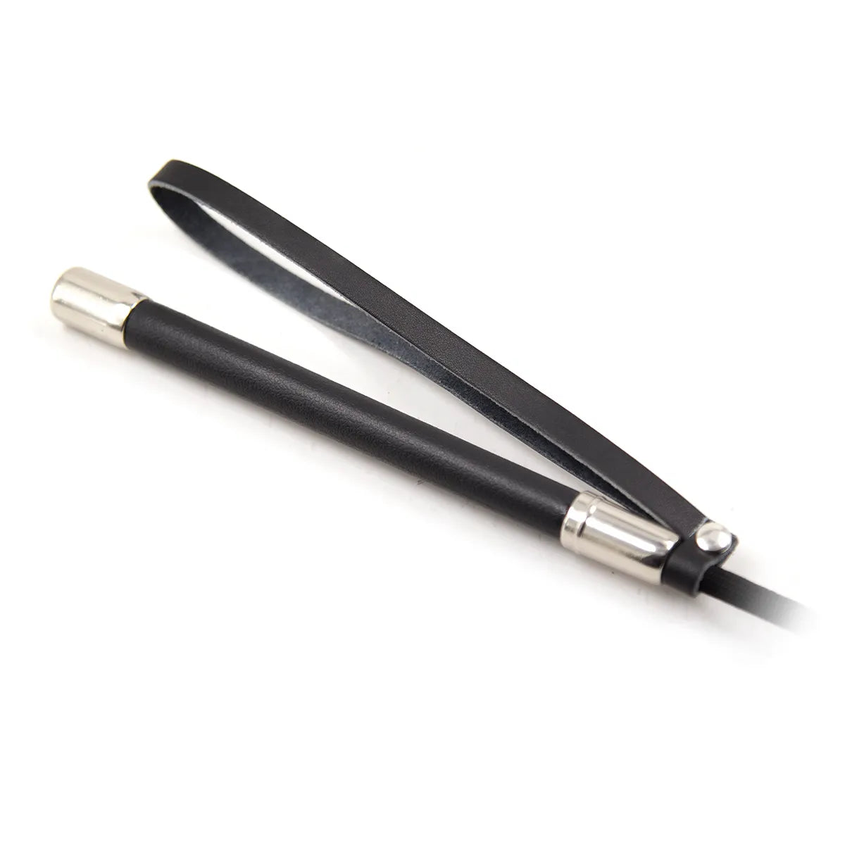 Cravache en cuir noire - flash vidéo